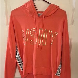 Victoria's Secret Vibrant Orange Hoodie Sweater
